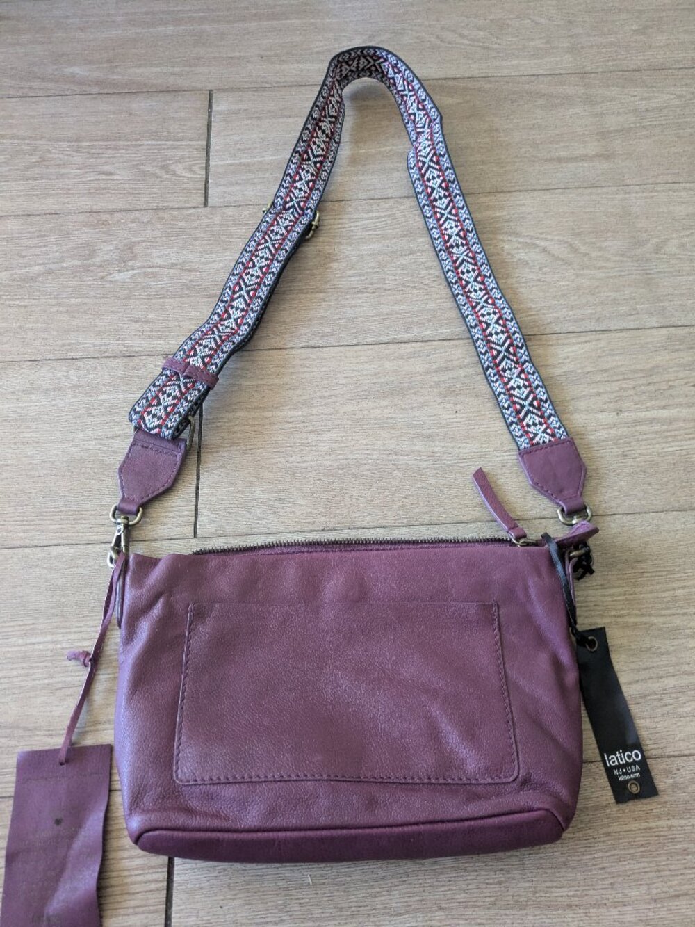 Latico crossbody leather bag